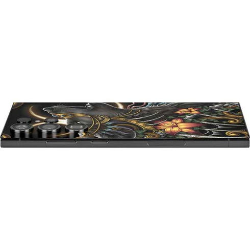 Wolf Howling by Sarah Richter Galaxy S25 Ultra Skin